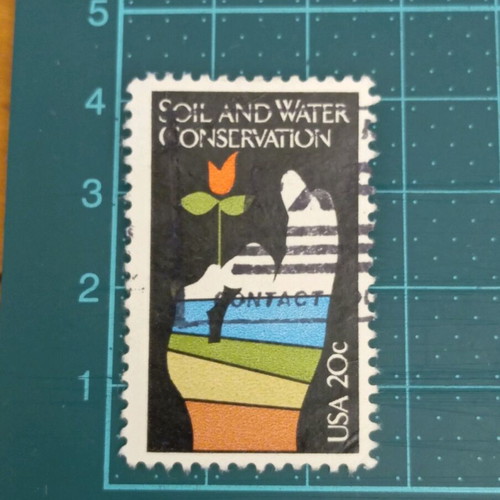 United States stamp 1984 Soil and Water Conservation like new