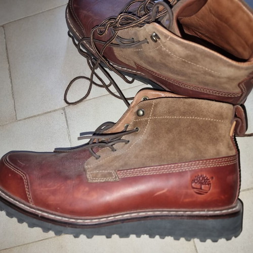 Timberland men's leather and suede boots size 45, like new