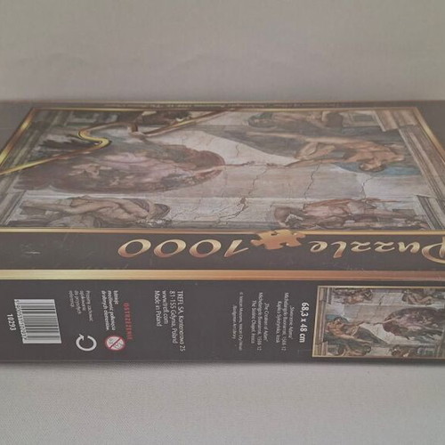 Trefl Art Puzzle 1000 The Creation of Adam sealed