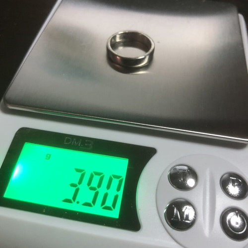 Silver ring 925 new, diameter 2.1cm, EU size 57
