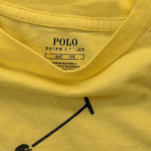 Polo Ralph Lauren children's short-sleeve t-shirt like new, yellow