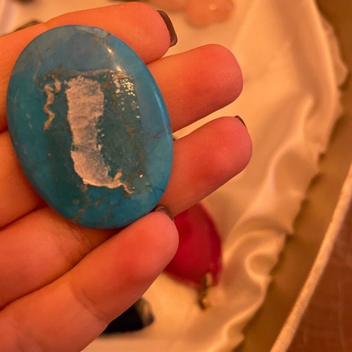 Collection of rocks and semi-precious stones like new with case