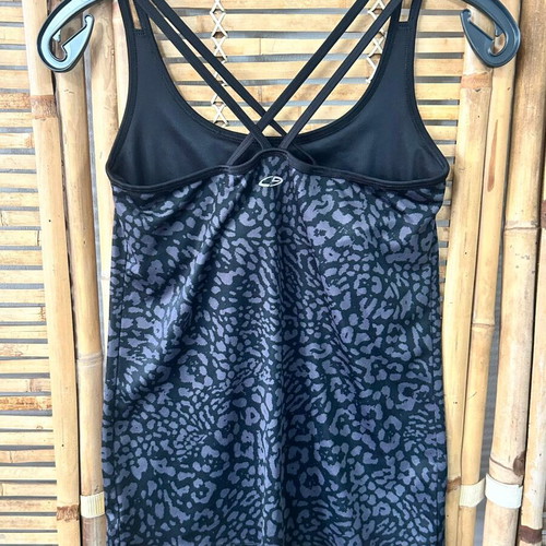 Champion Duo Dry animal print sports tank top, size S