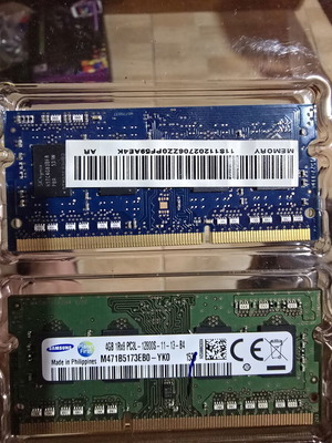DDR3L Laptop RAM 8GB 2x4GB 1600MHz Samsung and SK Hynix like new
