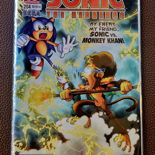 Sonic The Hedgehog Comic Book #204 New November 2009