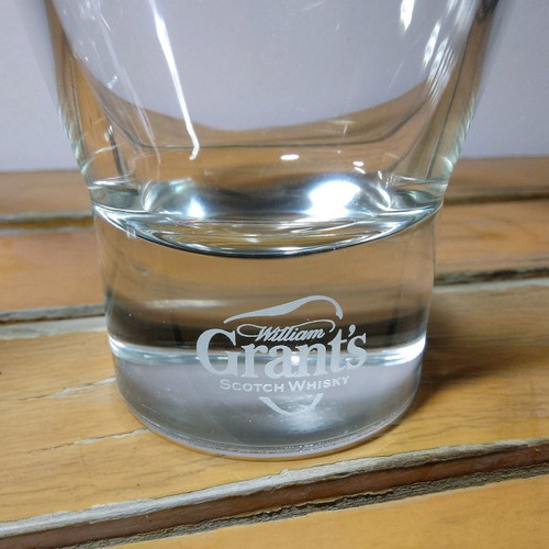 Grant's whiskey glasses used, set of 2 collectible glass