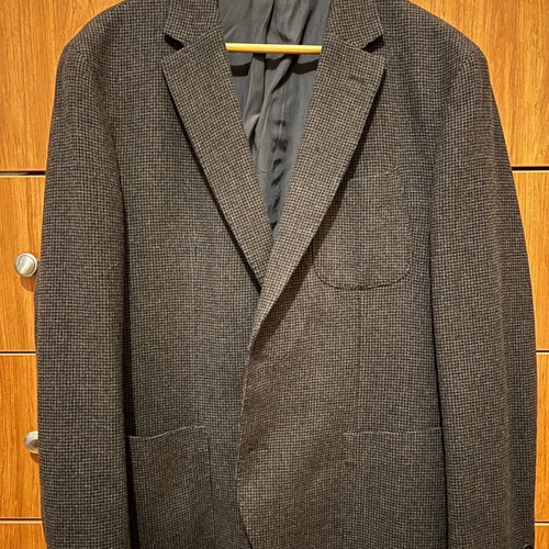 Massimo Dutti men's jacket No54 brown Italian fabric like new