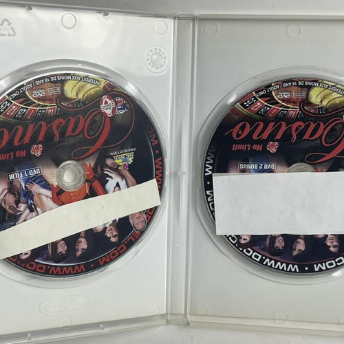 Casino: No Limit DVD used, Marc Dorcel Prestige adult collector edition 2 DVDs