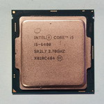 Intel Core i5 6400 processor used, socket 1151