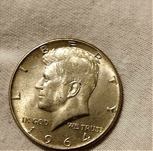 Ασημένιο μισό δολάριο 1964 Κένεντι