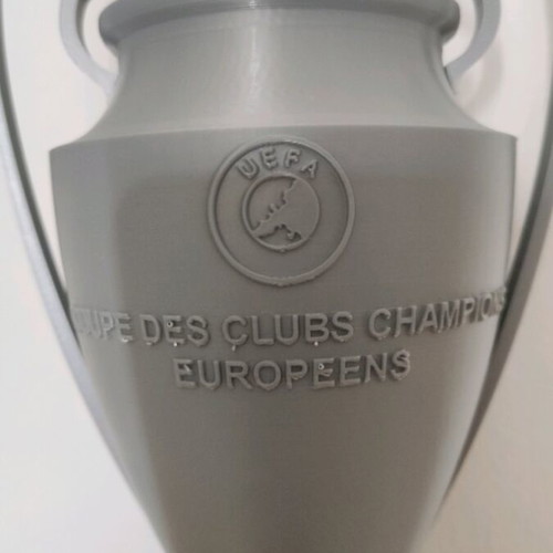 Champions League trophy new from 3d printer, 19 cm height