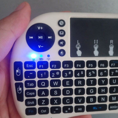 Wireless Bluetooth keyboard with touchpad