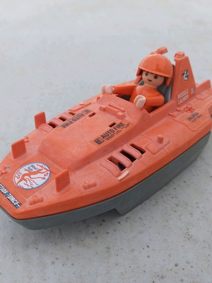 GI Joe Playmobil Action Force boat 1986 used with missing parts