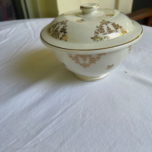 Ditmar Urbach fondantière used, porcelain from 1930s