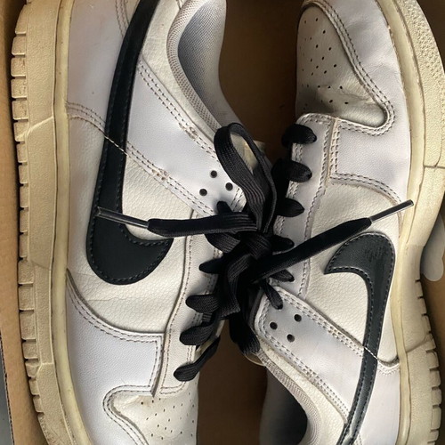 Nike Dunk sneakers used, size 42, white