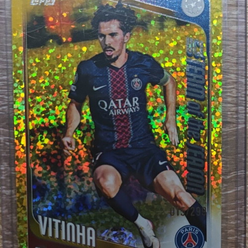 Vitinha Topps UCL Team of the Season 015/299 Yellow Sparkle card like new