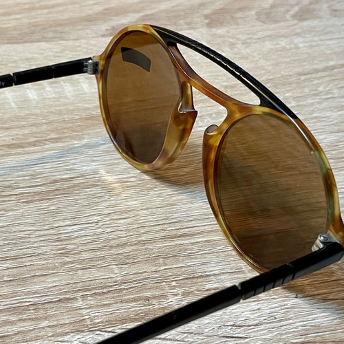 Persol Ratti 650 80 Meflecto NOS new vintage stock 1970, black brown