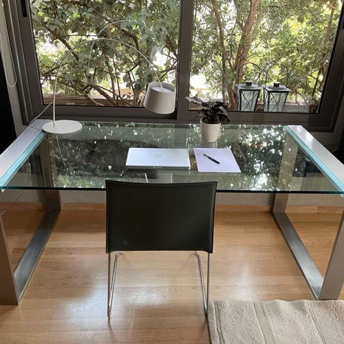 Orsenigo Ring model desk used, glass surface