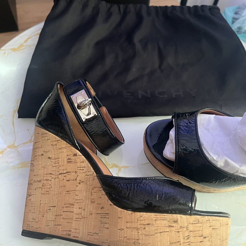 Givenchy platform sandals, black