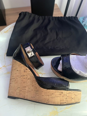 Givenchy platform sandals, black