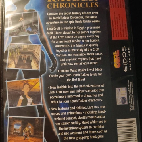 Tomb Raider Chronicles PC CD-ROM used with Level Editor