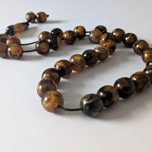 Tiger's Eye Worry Beads 39 cm like new