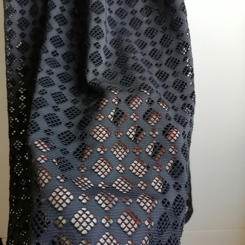 Black dress with straps, size L/XL