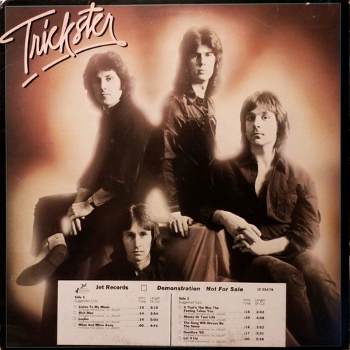 Trickster vinyl used, rock, promo edition