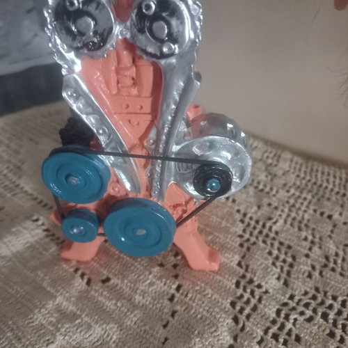 Mini Car Engine Decorative Model like new