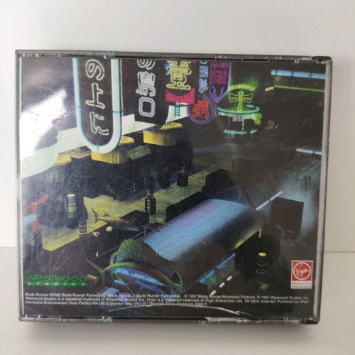 Blade Runner 1997 PC game used, 4 discs