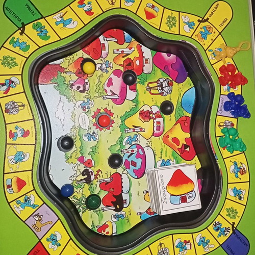 The Smurfs Game Smurf Hunting Board Game by Assim Toys