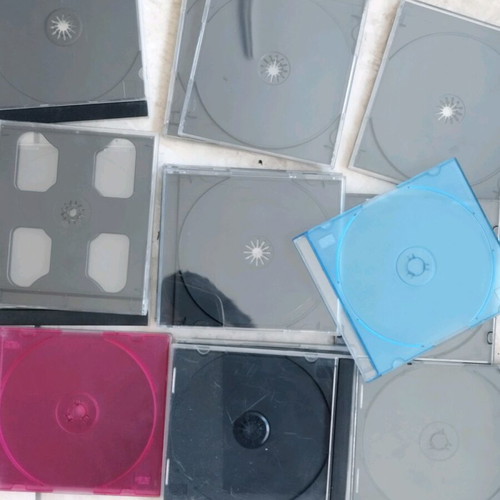 CD DVD cases like new, pack of 10 pieces