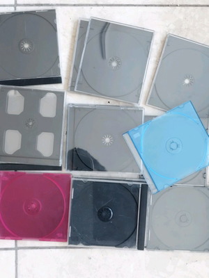 CD DVD cases like new, pack of 10 pieces