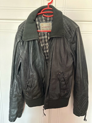 Attrativo leather jacket used, warm, size L