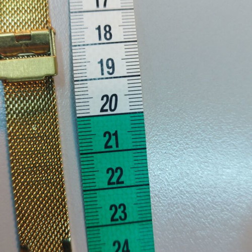 Urren gold wristwatch, 30 mm, adjustable strap