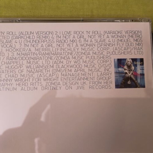 Britney Spears I Love Rock N Roll Japan 7TR CD like new