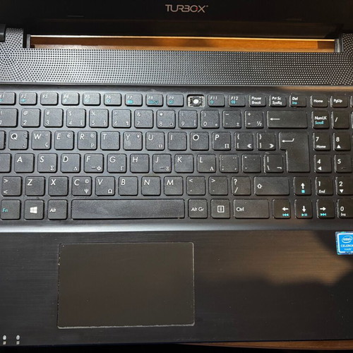Turbox laptop 15 inches used with Windows 10 and 128GB SSD