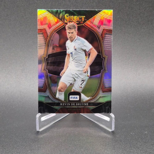 2022-23 Panini Select FIFA Terrace Silver Prizm Kevin de Bruyne card