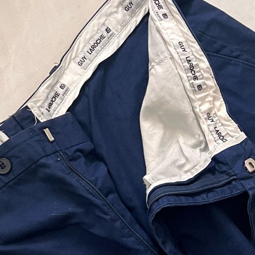 Vintage Guy Laroche blue pants used, size XL