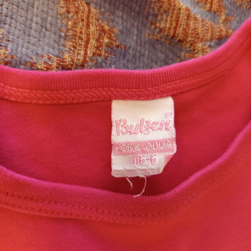 Girls' short-sleeve t-shirt like new, size 6 years, pink