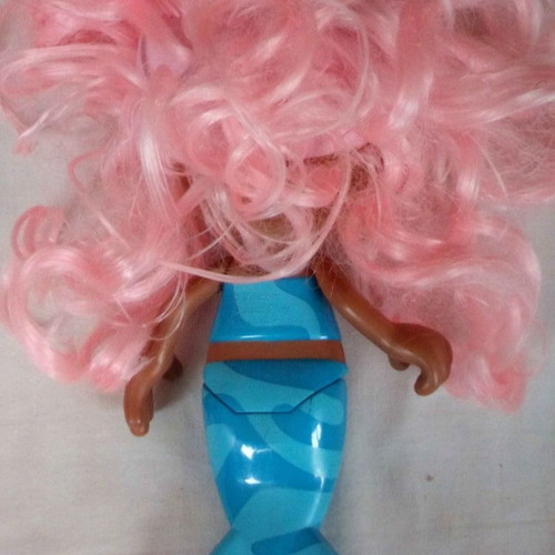 Bubble Guppies Bath Doll mermaid used, height 22 cm