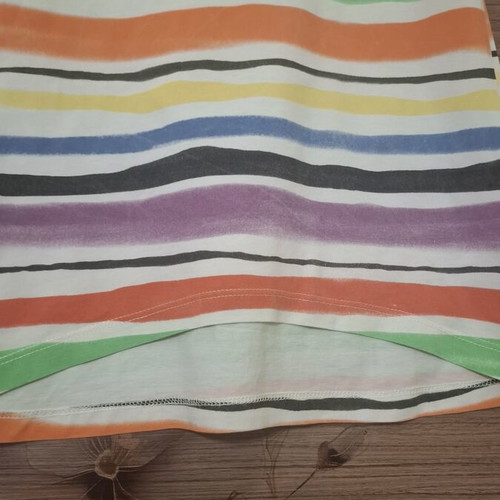 Mexx sleeveless blouse used, colorful stripes, 134 cm, 9-10 years