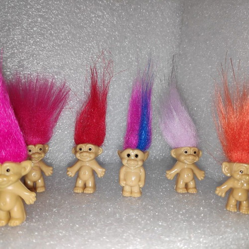 Vintage Euchoulides figures set of 10, like new, Western Animation