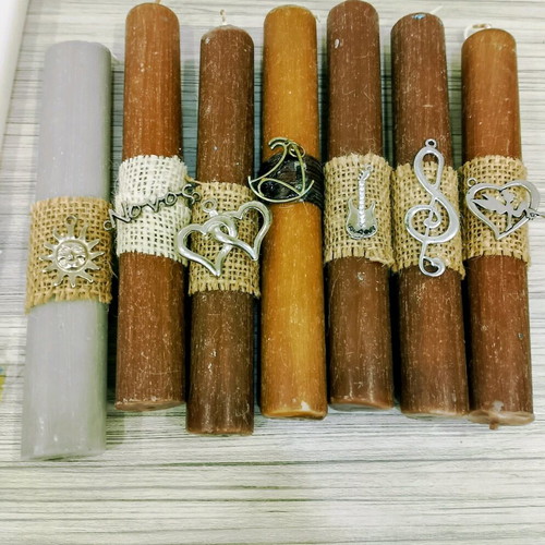 Handmade candles new with various designs