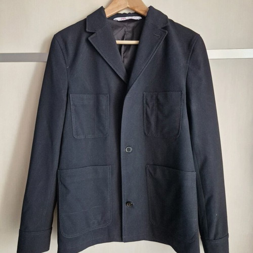 Blue Dark Zara Unisex Jacket like new, size S/M