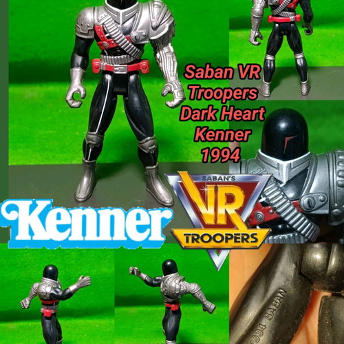 Φιγούρα δράσης Saban VR Troopers Dark Heart Kenner 1994 μεταχειρισμένη, σπάνια