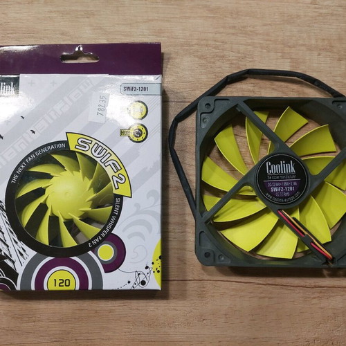 Coolink Swif2 1201 fan like new, pack of 2