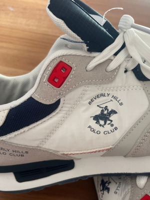 Sneakers Polo Club No 44 σε άριστη κατάσταση, λευκό-μπλε