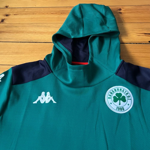 Kappa Panathinaikos 2011/2 Hoodie Men Size 2XL like new, green