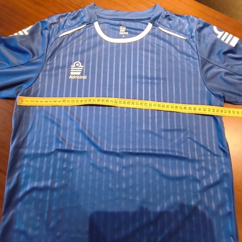 Admiral Men's Football Shirt Small New Blue